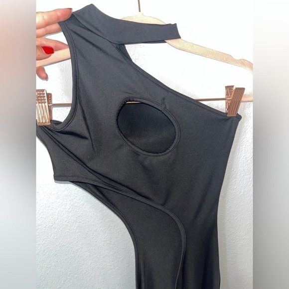 * SOLD * Sorelle UK Rhea Cut Out Mini Dress Black Size XS - Picture 12 of 16